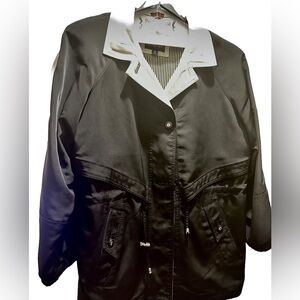 Braetan Vintage Medium Women’s Jacket with Silver Buttons and Zipper